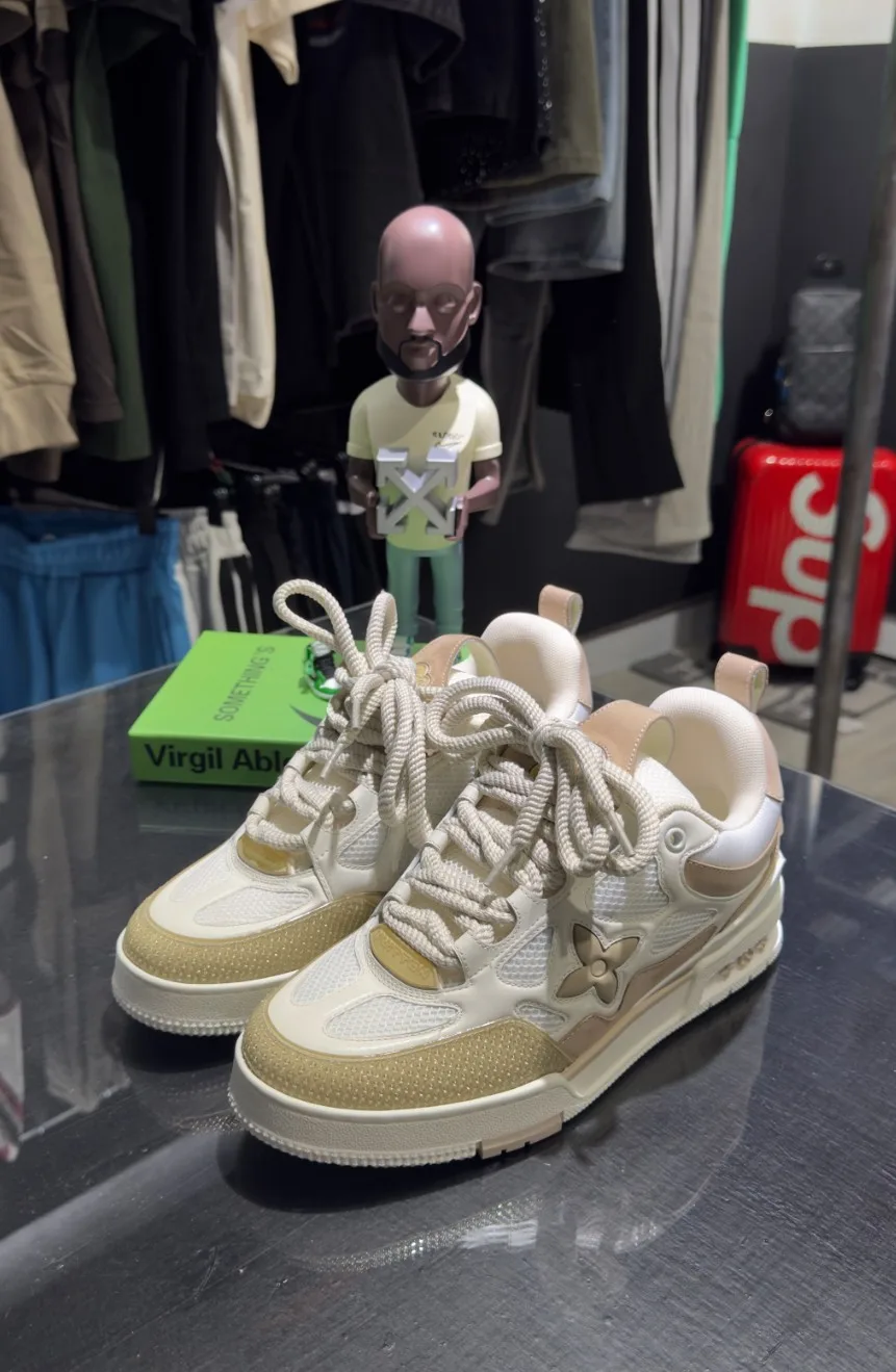 Louis Vuitton Zapatillas Louis Vuitton Skate Beige — Zapatillas