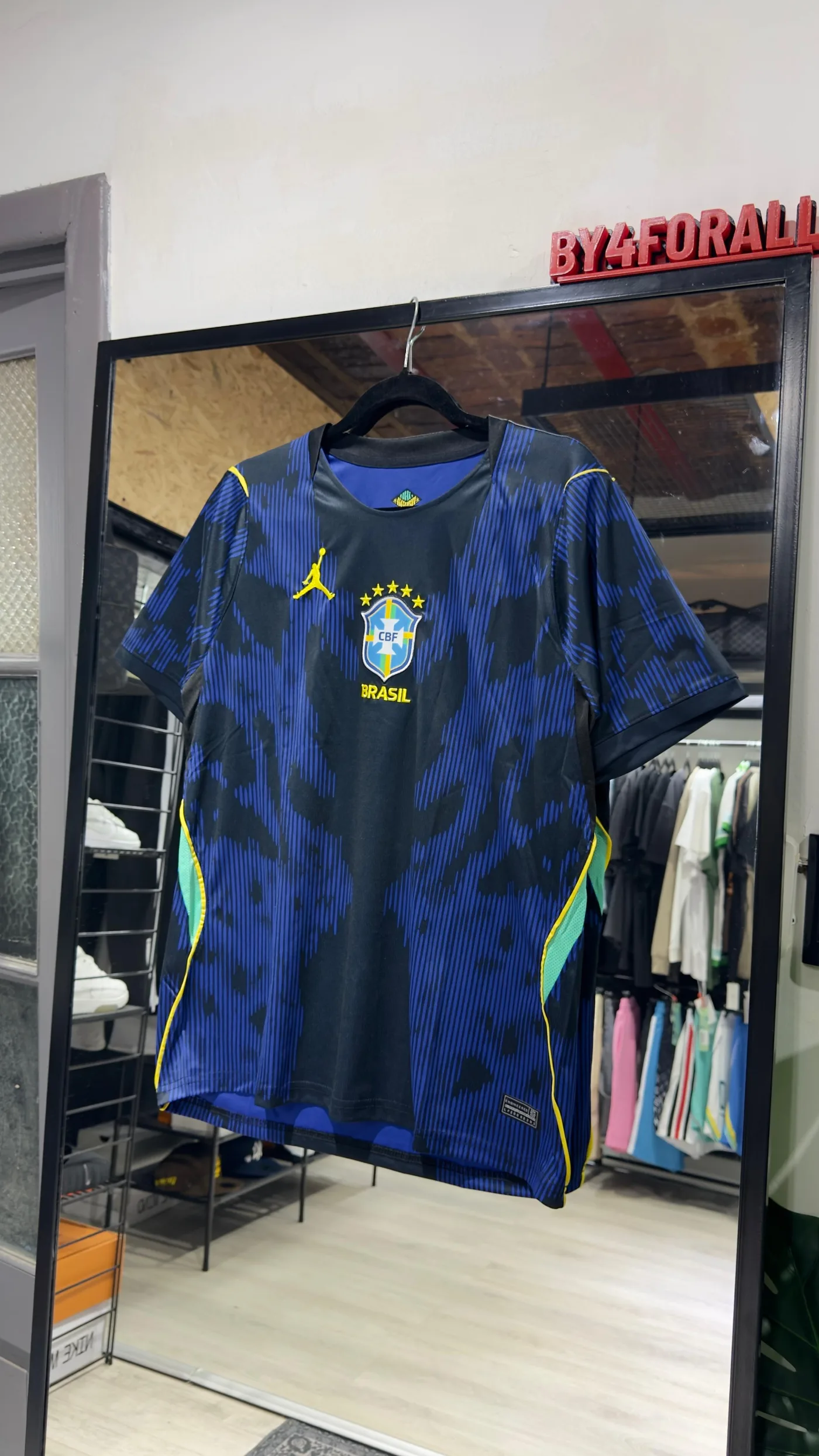 Jordan Remera Jordan Brasil suplente — Camisetas de fútbol